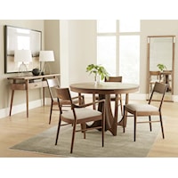 Walnut Grove 5-Piece Table and Chair Set