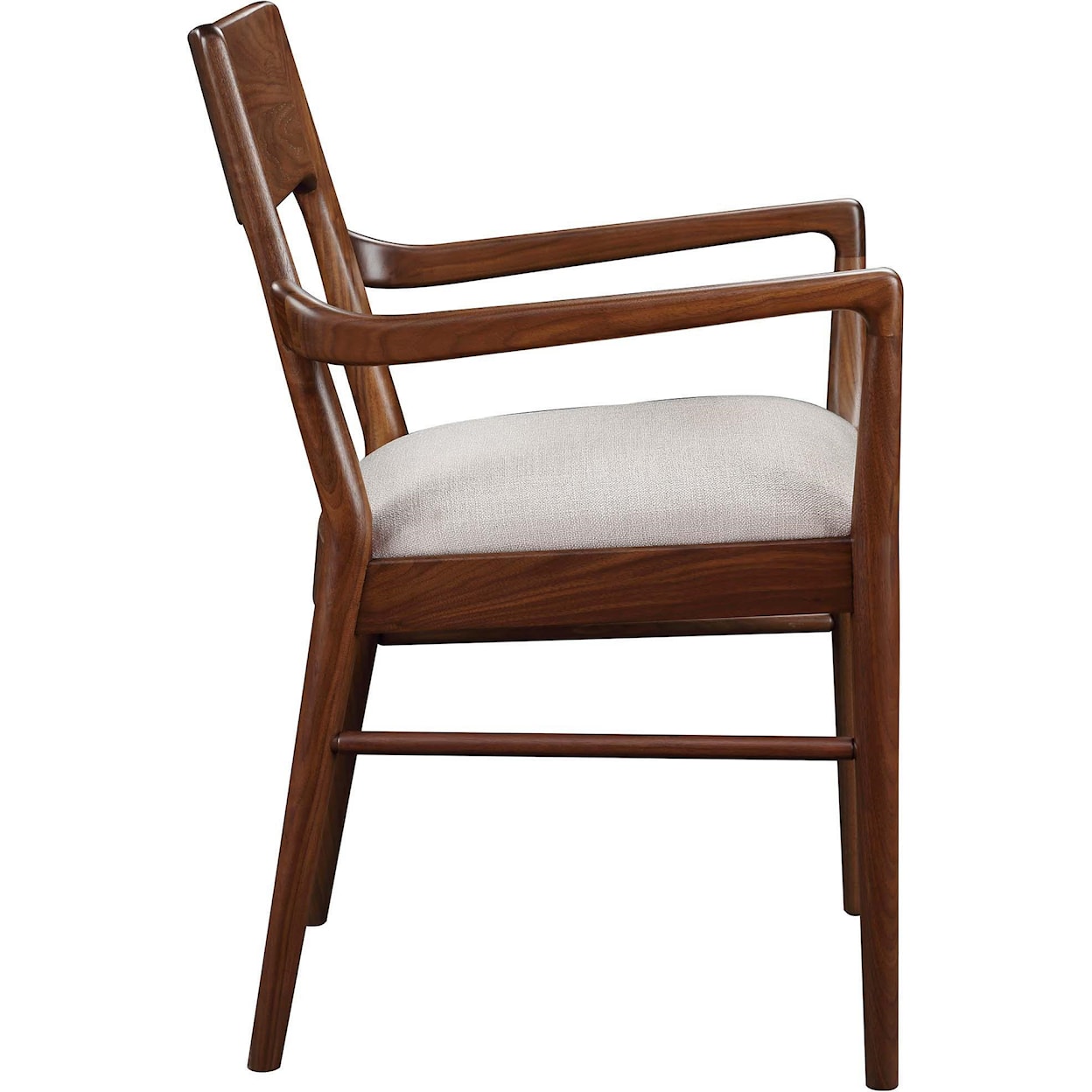 Stickley Walnut Grove Fabric Arm Chair