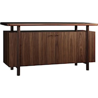 Walnut Grove Credenza with Inset Stone Top
