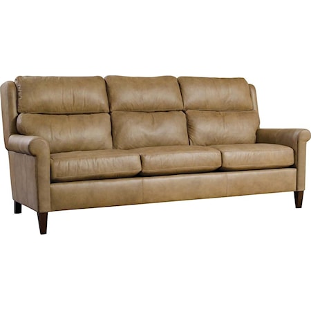 Woodlands Leather Sofa