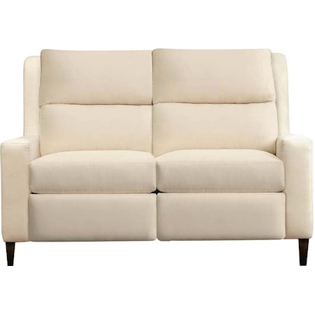 Woodlands Leather Loveseat