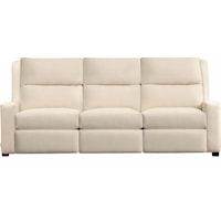 Woodlands Leather Space Saver Track Arm Sofa