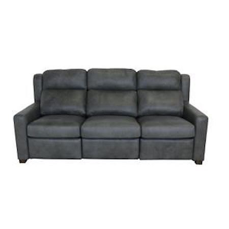 Leather Reclining Sofa