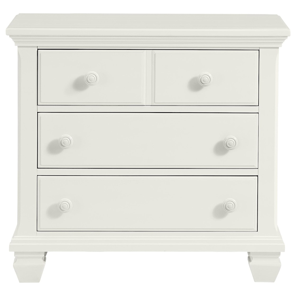 Stillwater Furniture Harbortown Three Drawer Nightstand with USB