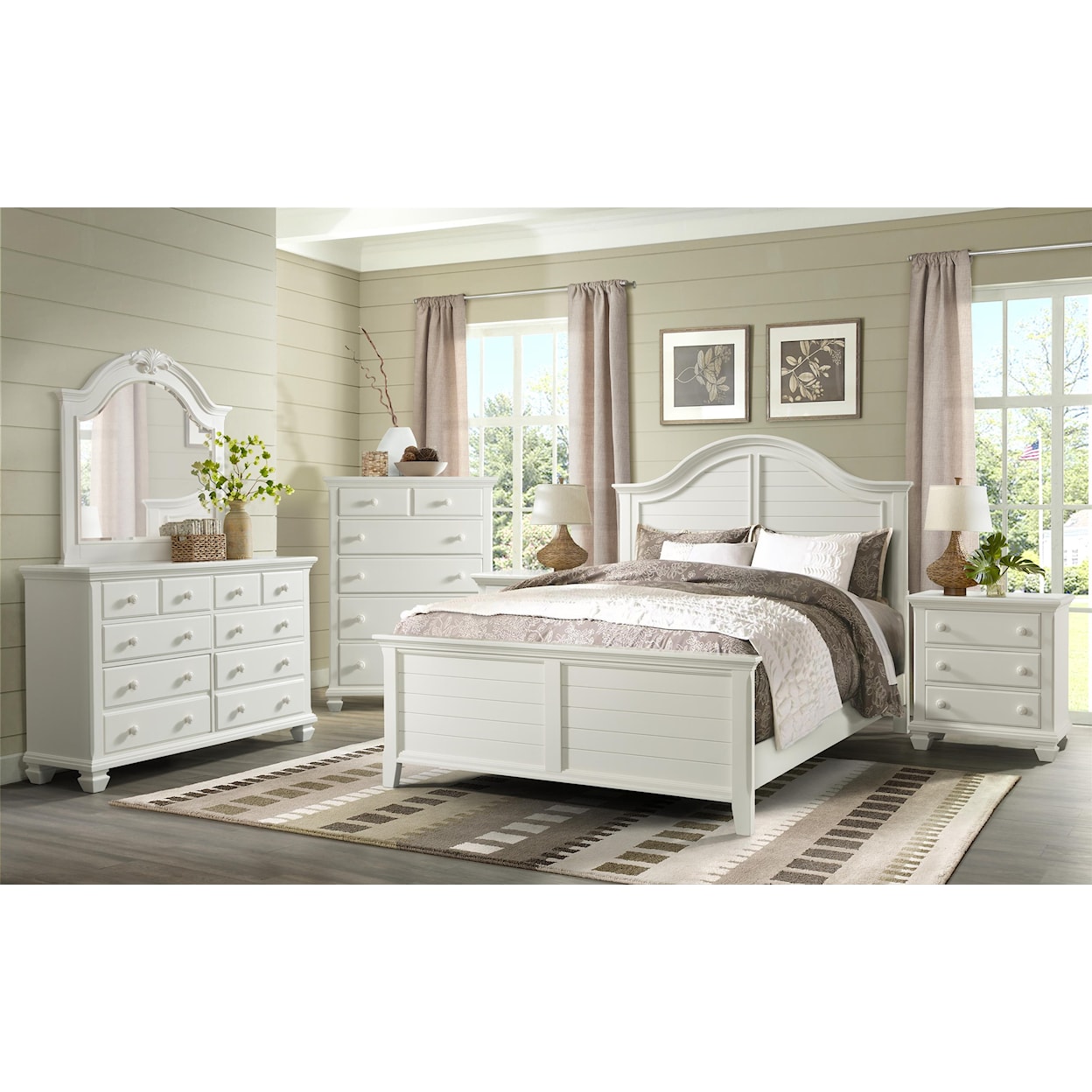 Stillwater Furniture Harbortown Queen Panel Bed