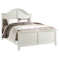 White King Panel Bed