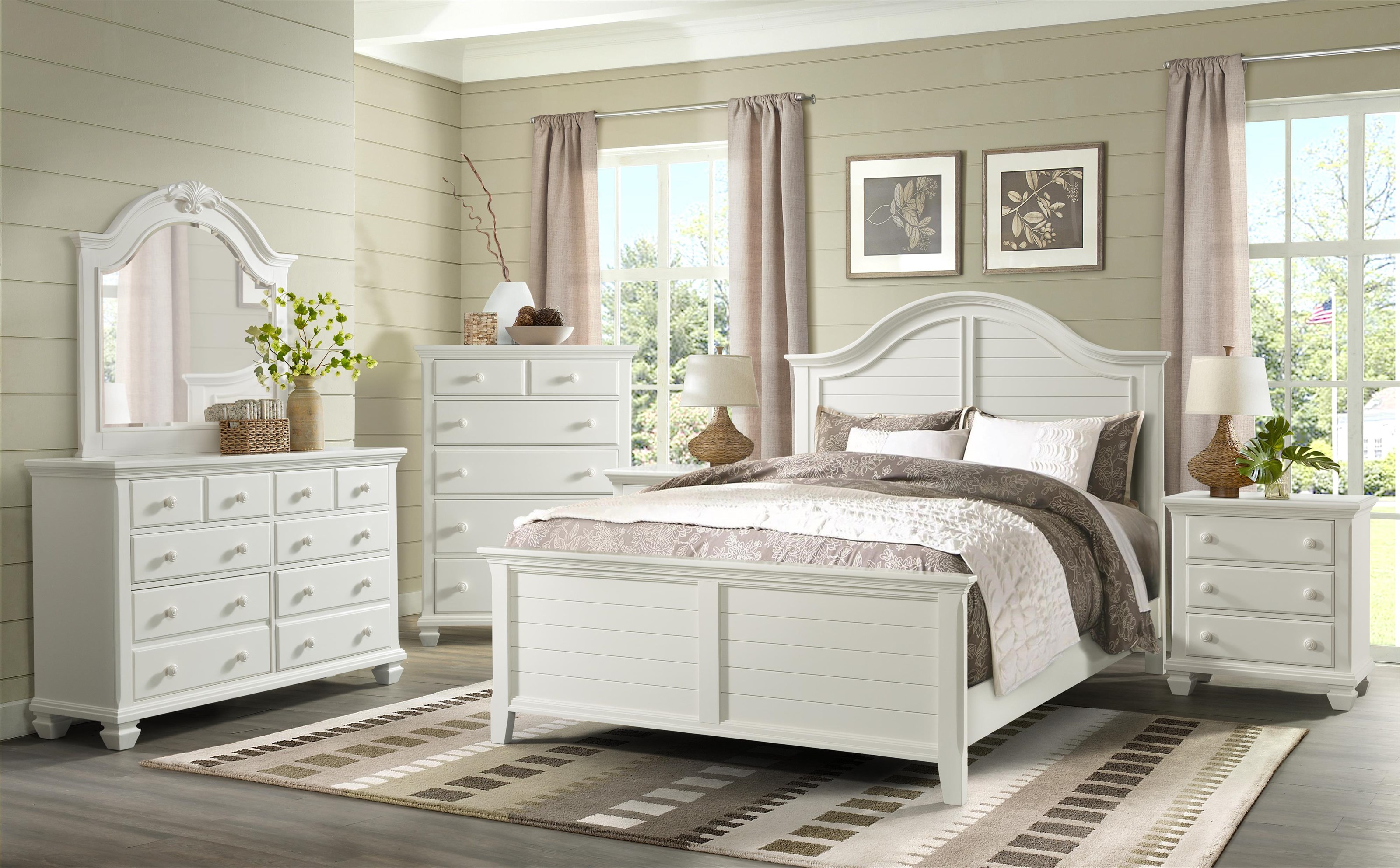 King Panel Bed