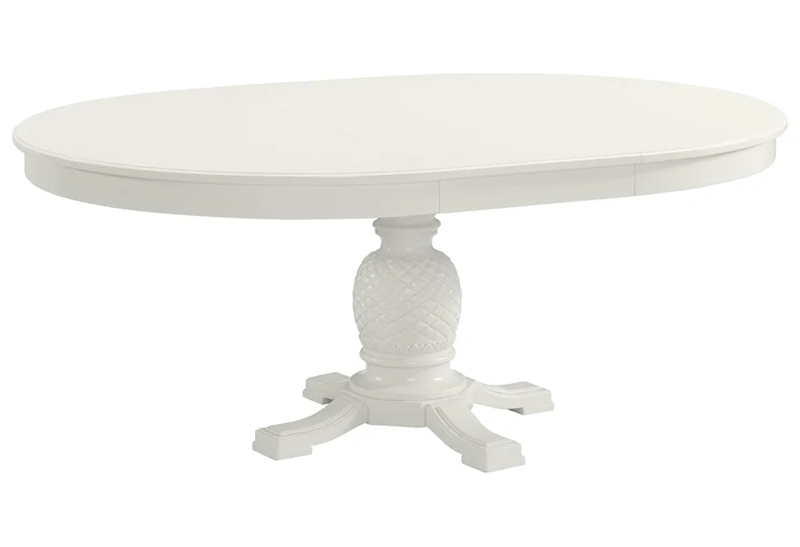 Harbortown Round Pedestal Dining Table by Stillwater Furniture at Baer's Furniture