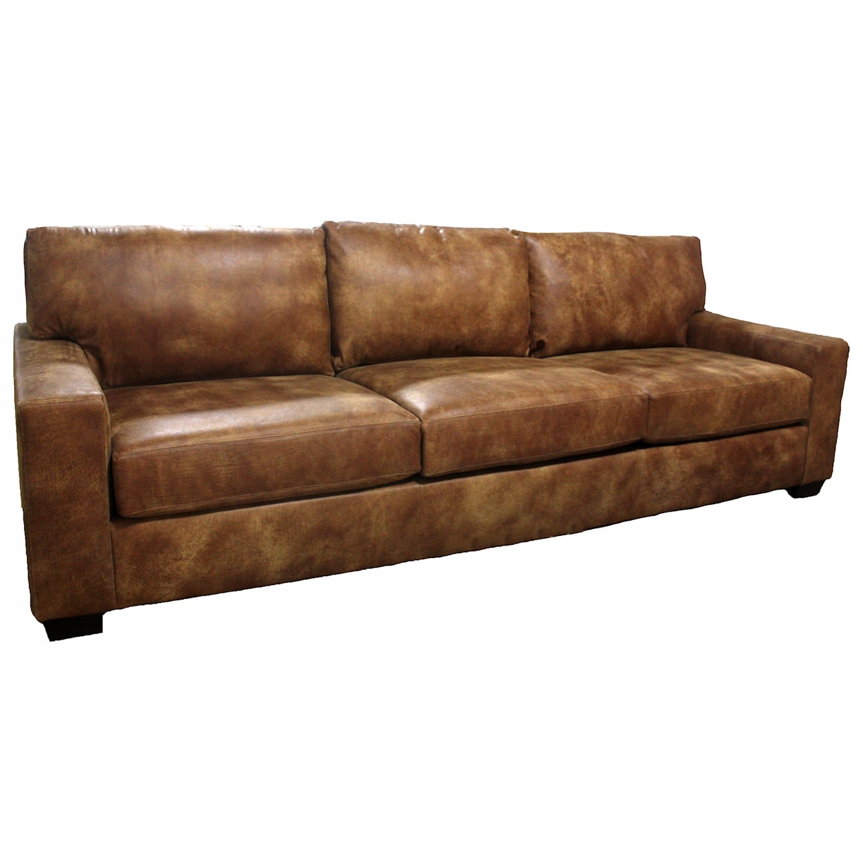 Stone & Leigh Furniture CLARK Deep Leather 3 Seat Leather Sofa