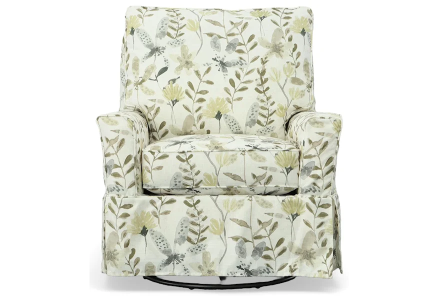 Haith Slipcover Swivel Glider by Stone & Leigh Furniture at Esprit Decor Home Furnishings
