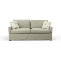 Slipcover Sofa with Blend Down Seat Cushions