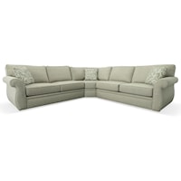 Sectional with Roll Arms