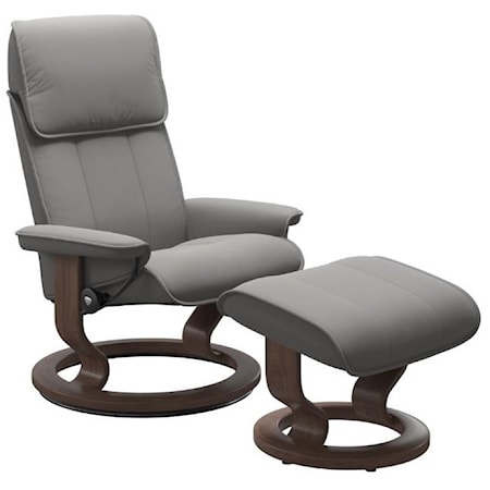 Large Reclining Chair and Ottoman