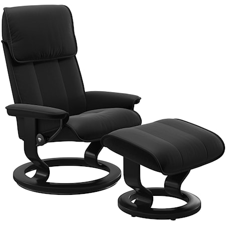 Large Reclining Chair and Ottoman
