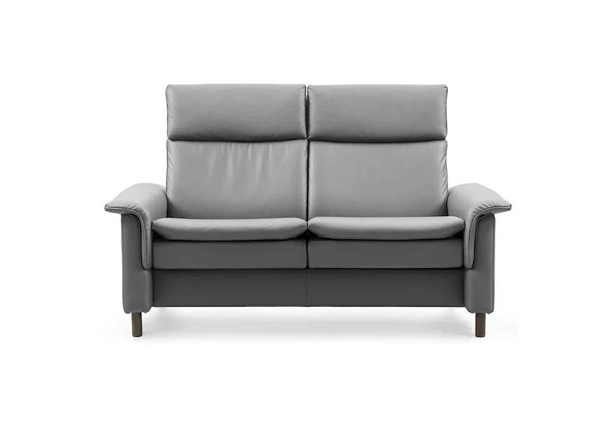 Aurora High-Back Reclining Loveseat by Stressless at Gill Brothers Furniture & Mattress