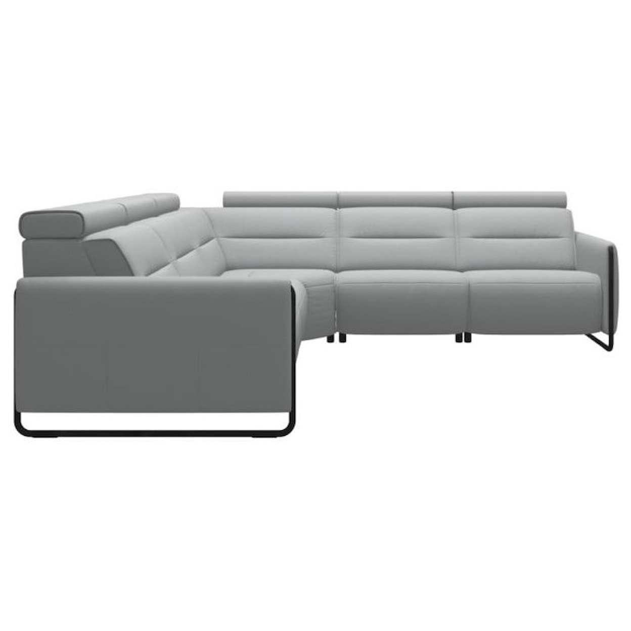 Stressless Emily 5pc Power Reclining Sectional