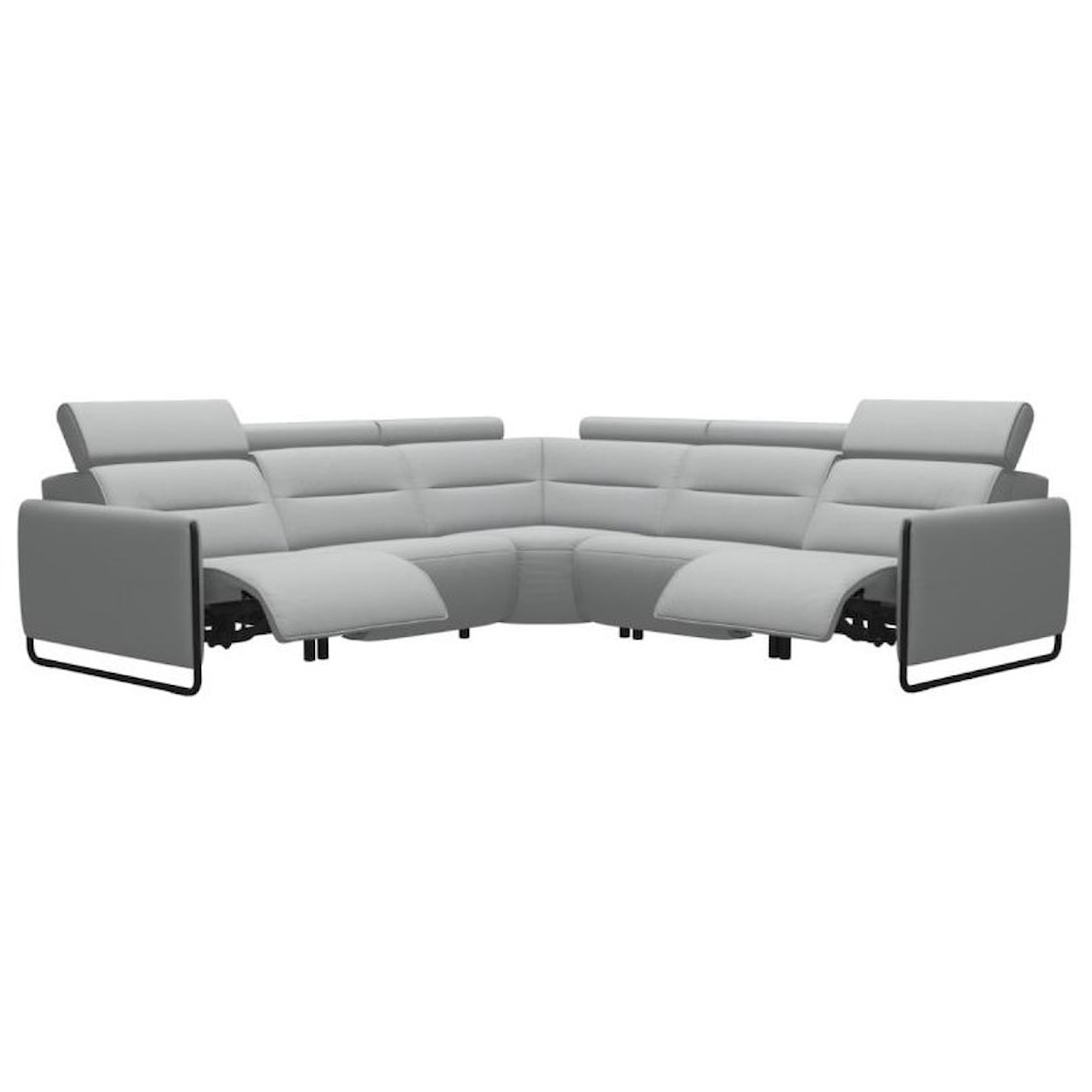 Stressless Emily 5pc Power Reclining Sectional