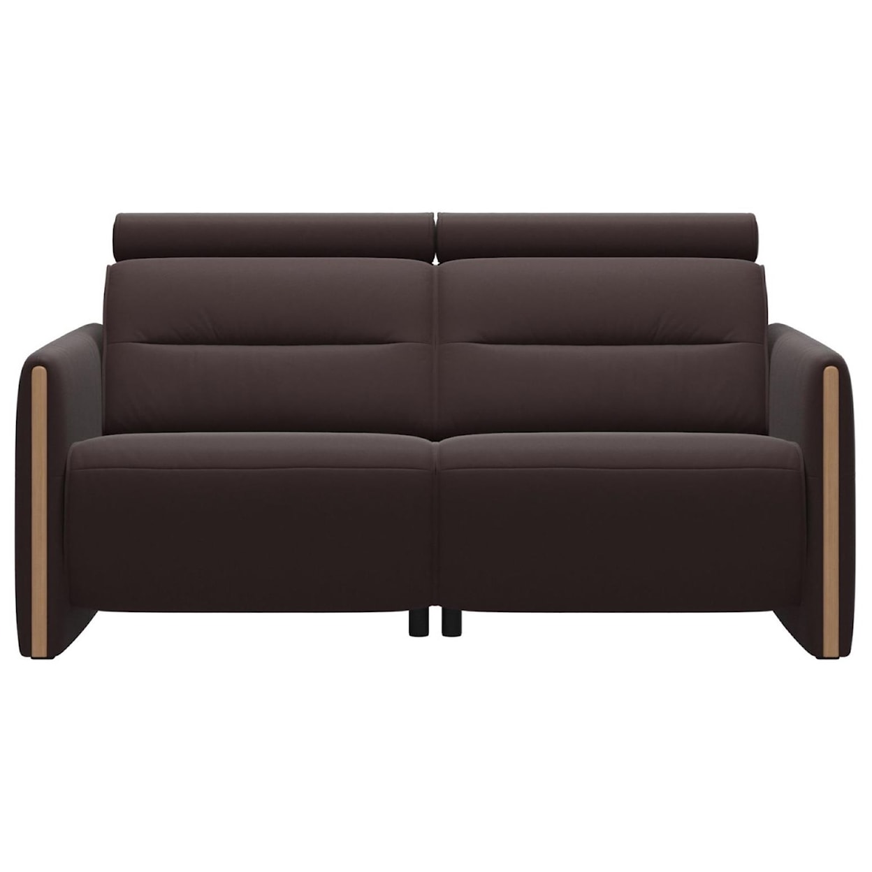 Stressless Emily Power 2-Seat Sofa with Wood Arms