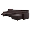 Stressless Emily Power 3-Seat Sectional with Longseat