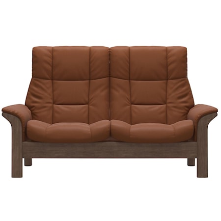High-Back 2-Seater Reclining Loveseat