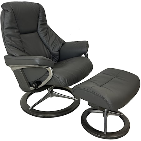 Medium Live Chair & Ottoman