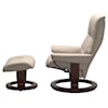 Stressless Mayfair Large Chair & Ottoman with Classic Base