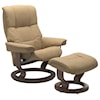 Stressless Mayfair Mayfair (M) in Paloma Sand and Walnut