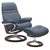 Stressless Sunrise Large Reclining Chair and Ottoman