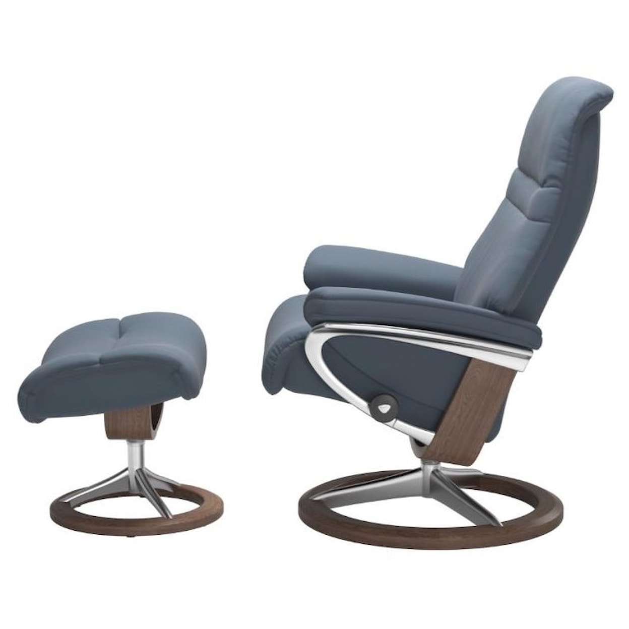 Stressless Sunrise Large Reclining Chair and Ottoman