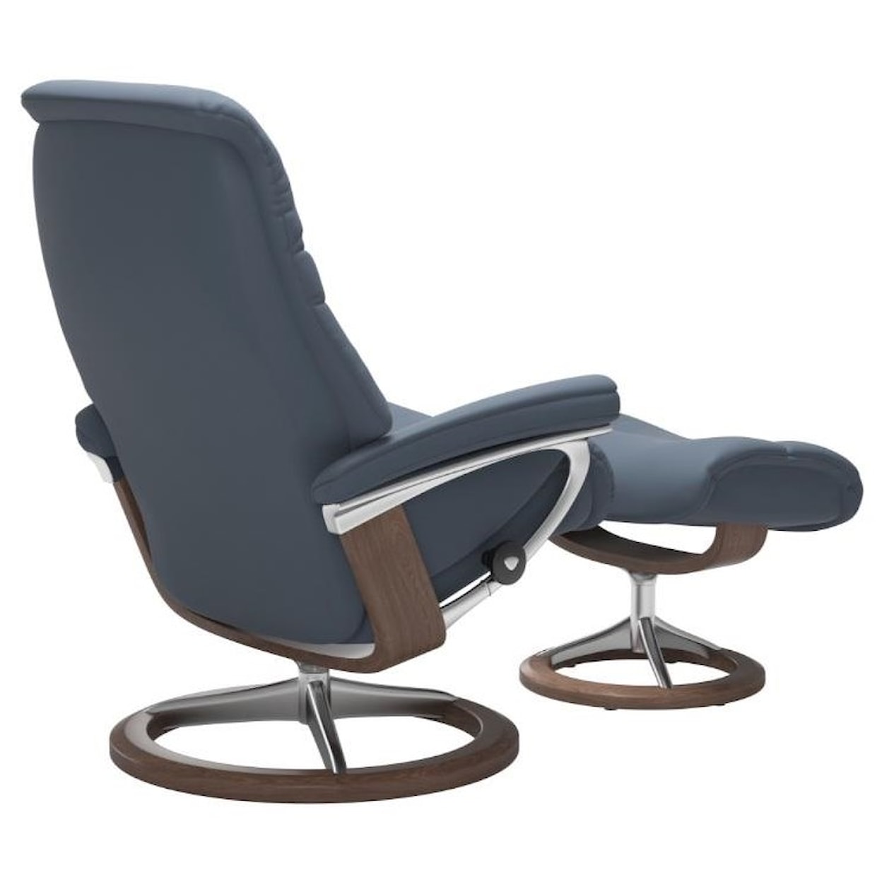 Stressless Sunrise Large Reclining Chair and Ottoman