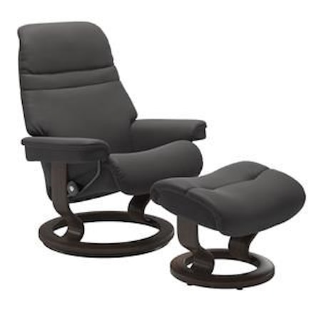 Sunrise Classic Chair & Ottoman