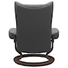 Stressless Wing Small Reclining Chair and Ottoman