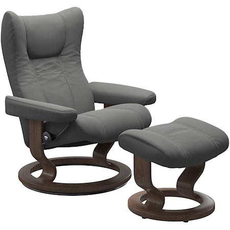 Small Reclining Chair and Ottoman