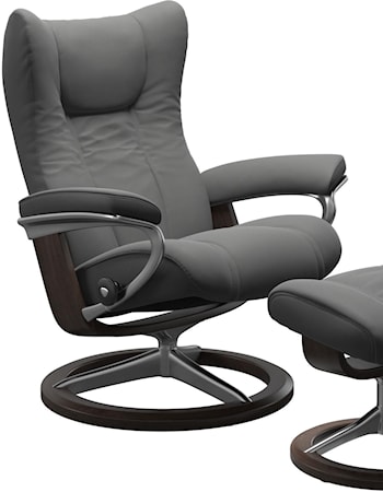 Large Reclining Chair and Ottoman