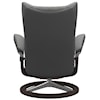 Stressless Wing Large Reclining Chair and Ottoman