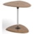 Teak Finish with Chrome Stem