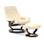 Stressless by Ekornes Consul Large Reclining Chair & Ottoman with Classic Base