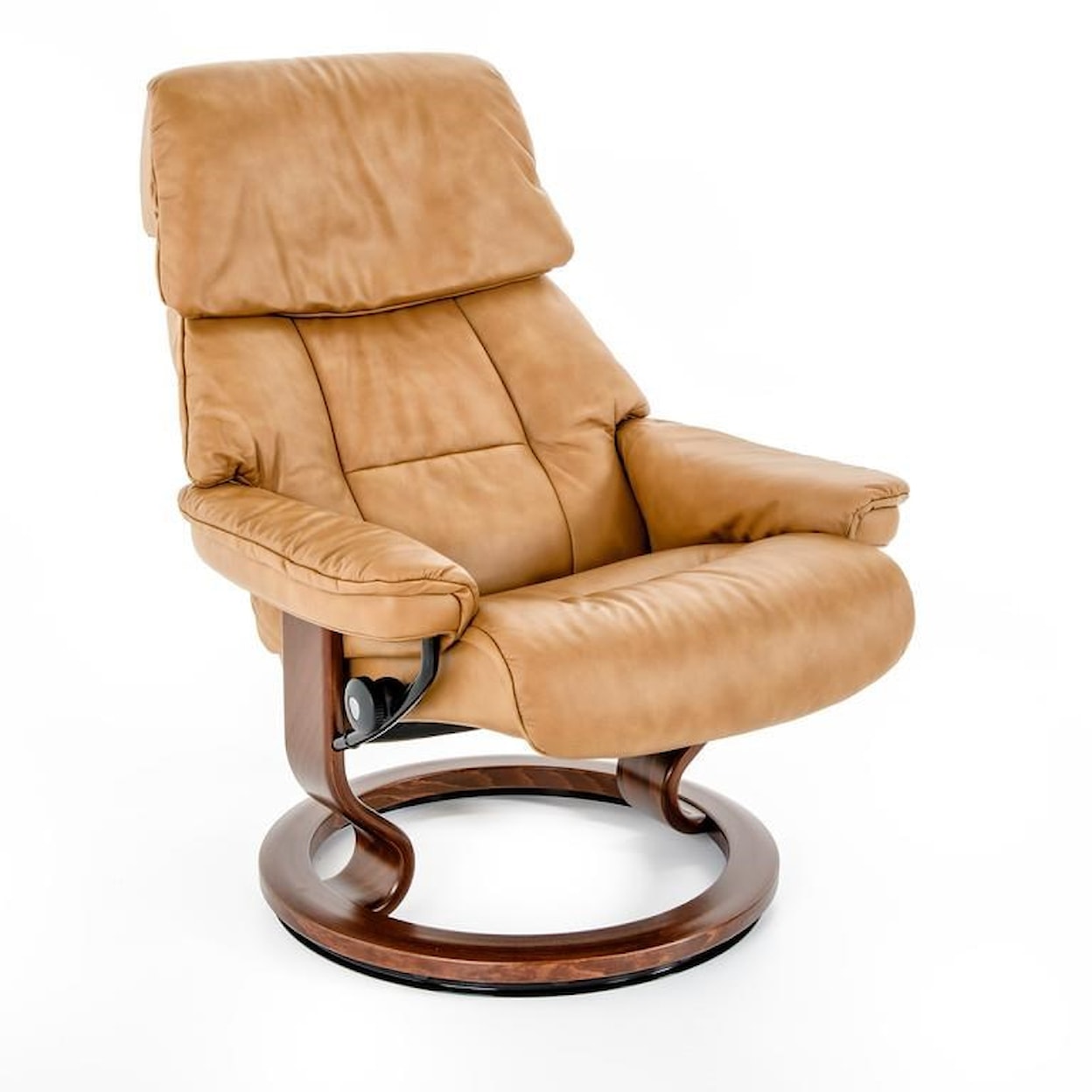 Stressless by Ekornes Stressless Ruby Medium Chair and Ottoman with Classic Base