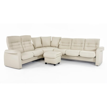 4 Pc Reclining Sectional Sofa