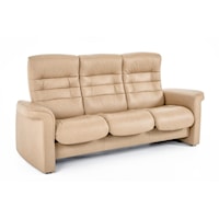Two Piece High Back Reclining Sofa