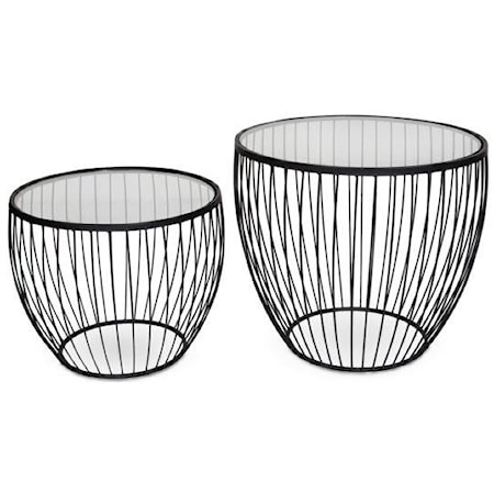 Cyclone Back Accent Tables
