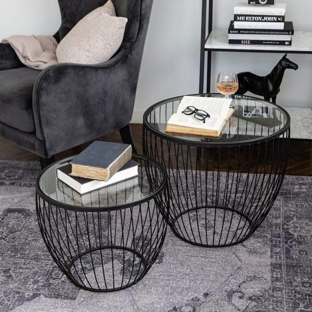 Style In Form Cyclone Cyclone Back Accent Tables
