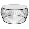 Style In Form Cyclone Cyclone Black Coffee Table
