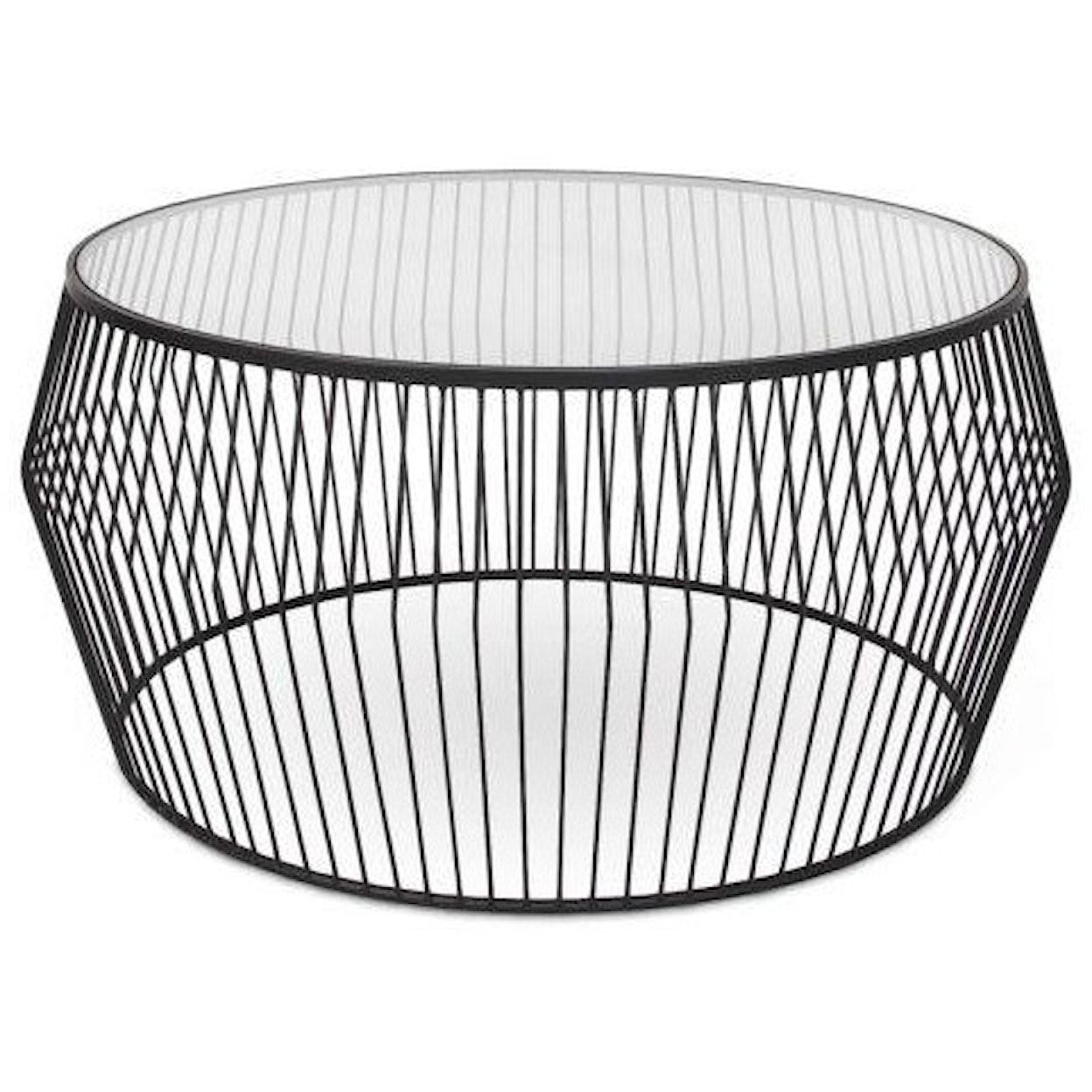 Style In Form Cyclone Cyclone Black Coffee Table