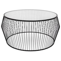 Cyclone Black Coffee Table