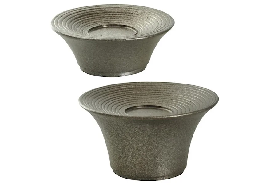 Accessories Set of Two Candle Holders by StyleCraft at Alison Craig Home Furnishings