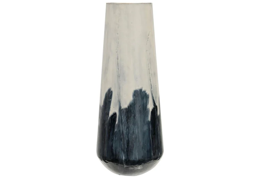 Accessories Azure Metal Vase by StyleCraft at Alison Craig Home Furnishings