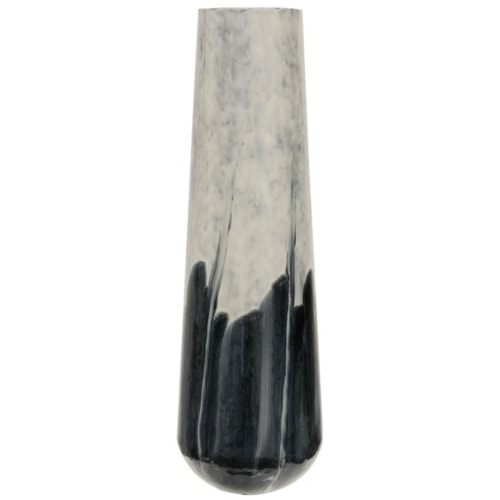 Azure Metal Vase
