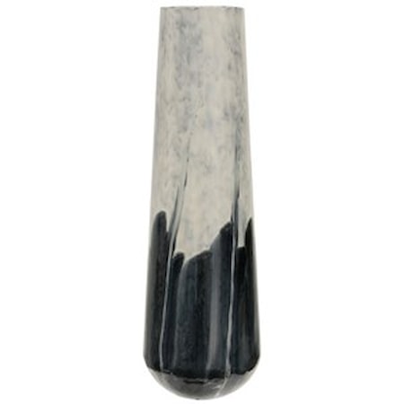 Azure Metal Vase