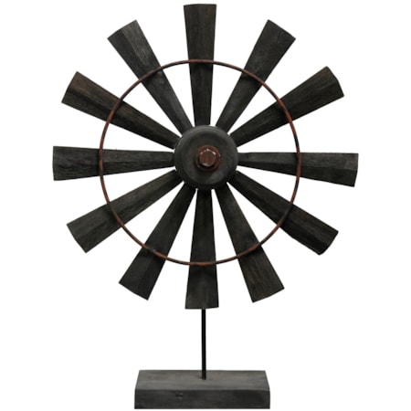 Coffee Windmill Wooden Sculpture